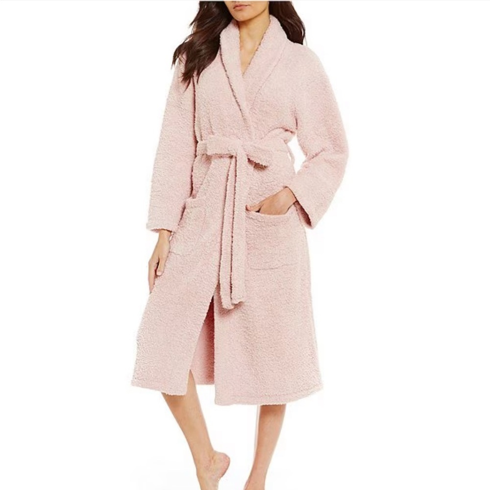 Barefoot Dreams Women’s Cozy Chic Adult Robe Long Cream Winter White Size:2